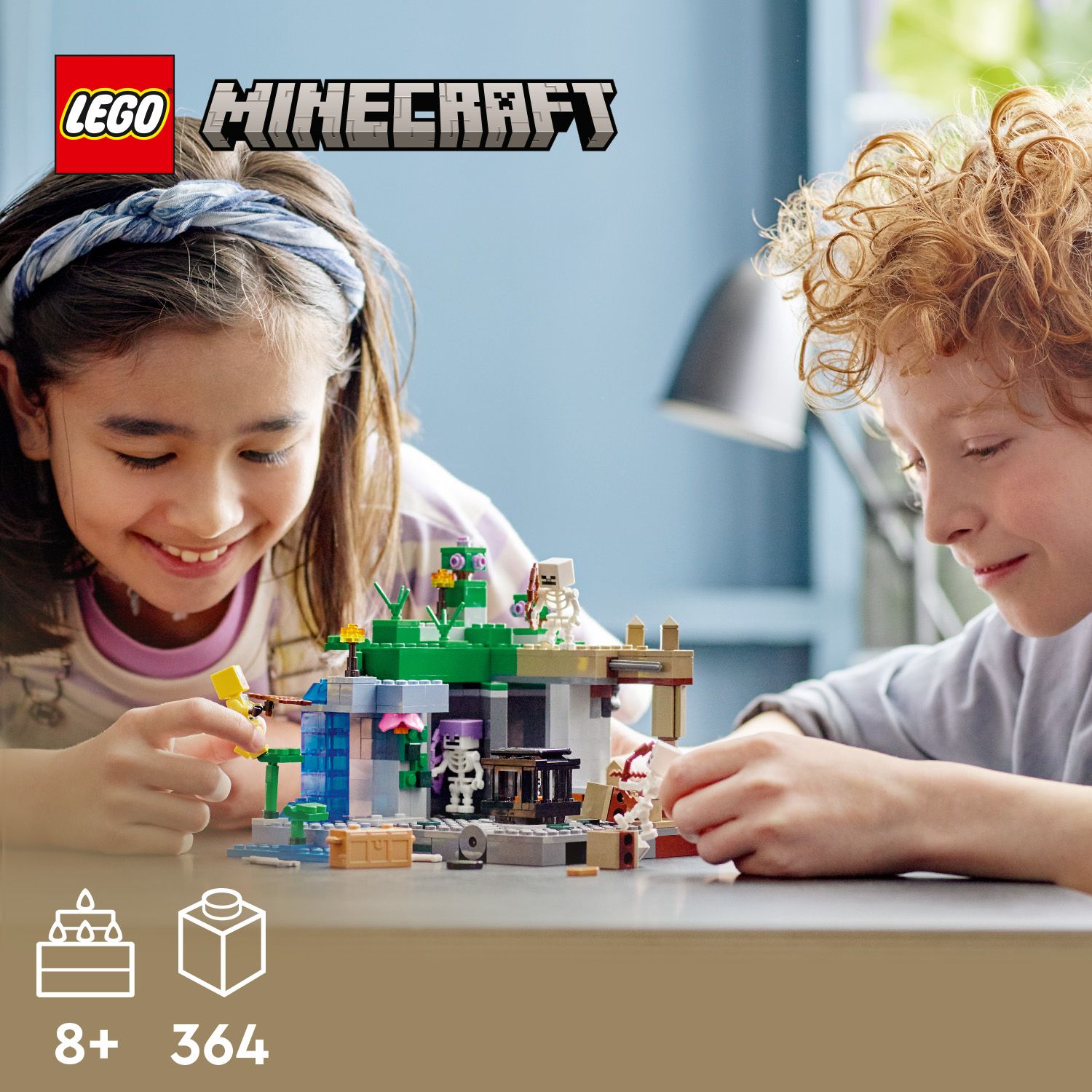 Jeskyně plná kostlivců a zábavy z Minecraftu